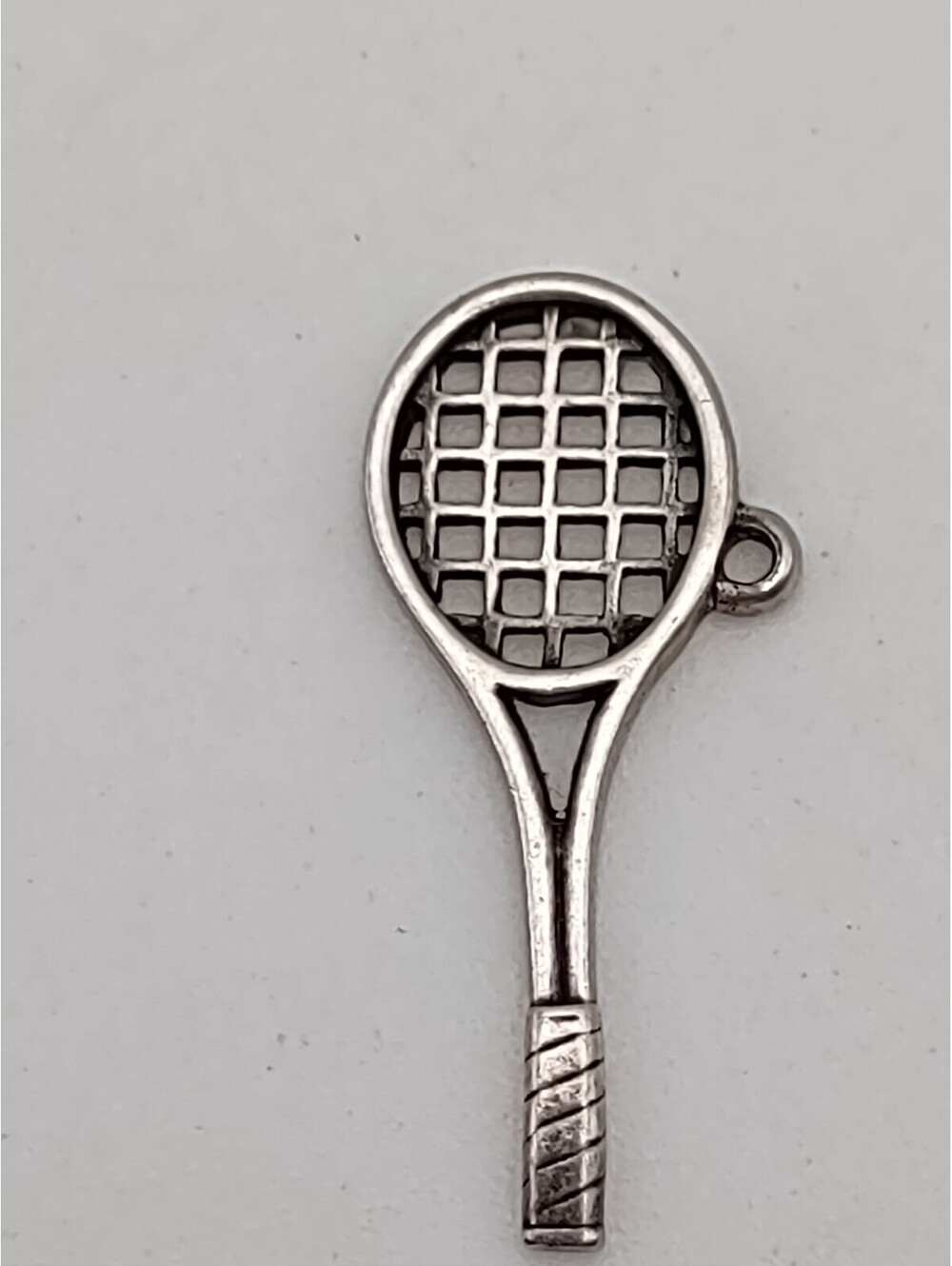 VTG Retired James Avery Sterling Silver Tennis Racket Charm
